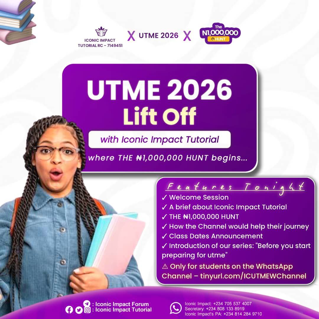 UTME 2026 Lift Off!